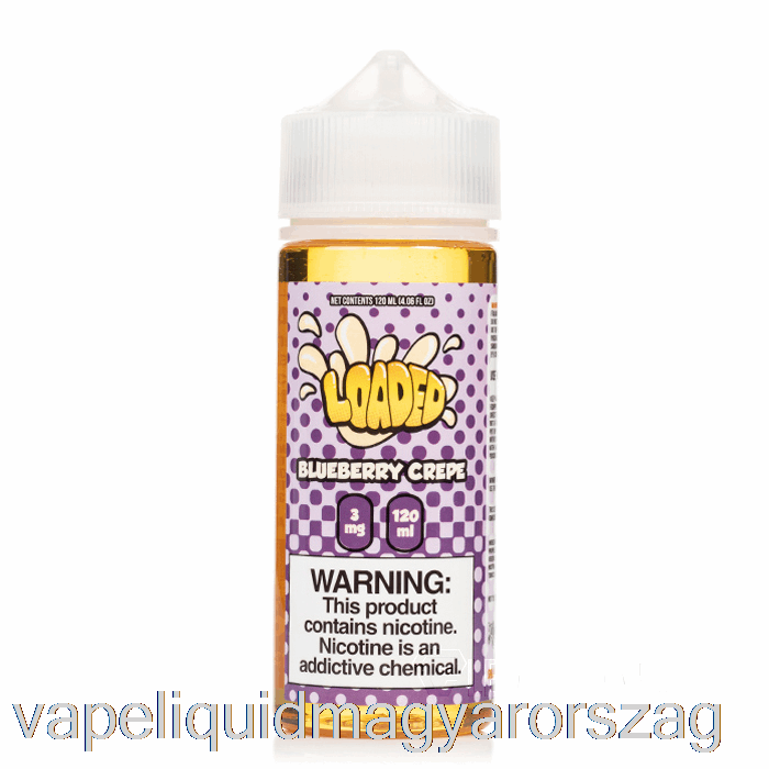 áfonyás Krepp - Töltött E-liquid - Kíméletlen Gőzök - 120ml 0mg Vape E Cigi